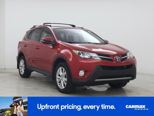 Red 2015 Toyota RAV4 Limited