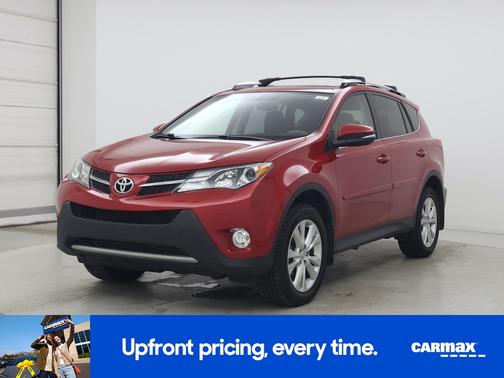 Red 2015 Toyota RAV4 Limited