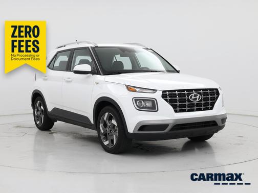 White 2025 Hyundai VENUE SEL
