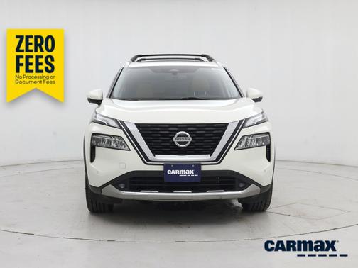 White 2021 Nissan Rogue Platinum