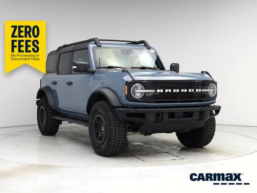 Blue 2022 Ford Bronco Wildtrak