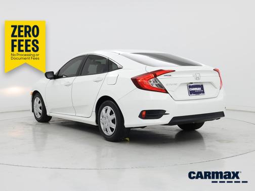 White 2016 Honda Civic LX