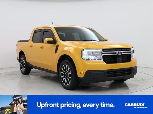 Yellow 2022 Ford Maverick Lariat