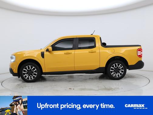 Yellow 2022 Ford Maverick Lariat