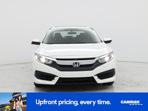 White 2018 Honda Civic EX