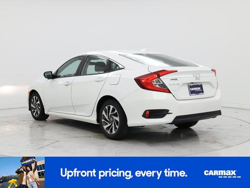 White 2018 Honda Civic EX