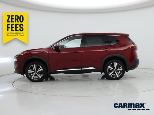 Red 2021 Nissan Rogue SL