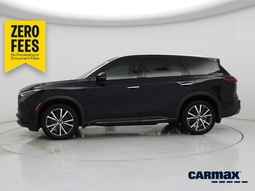 Black 2023 INFINITI QX60 Sensory