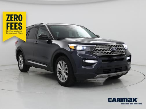 Blue 2023 Ford Explorer Limited