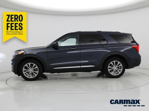 Blue 2023 Ford Explorer Limited