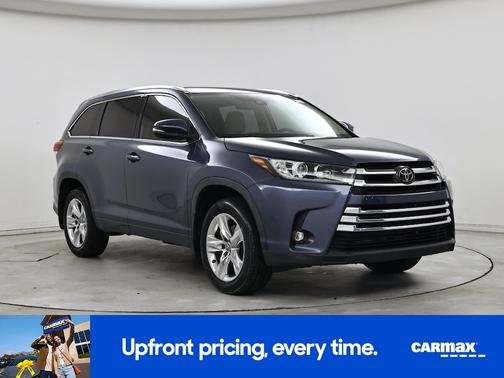 Blue 2019 Toyota Highlander Limited