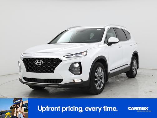White 2020 Hyundai SANTA FE SEL