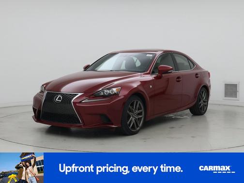 Burgundy 2015 Lexus IS 250
