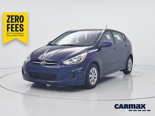 Blue 2016 Hyundai Accent SE