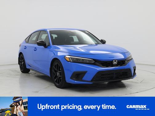Blue 2022 Honda Civic Sport