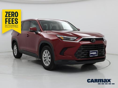 Red 2025 Toyota Grand Highlander XLE