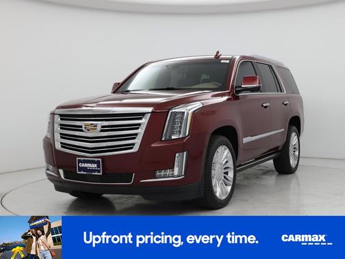 Burgundy 2019 Cadillac Escalade Platinum