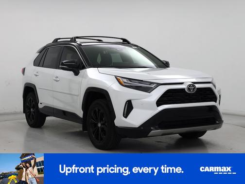White 2025 Toyota RAV4 Hybrid XSE