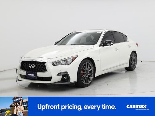 White 2019 INFINITI Q50 Red Sport 400