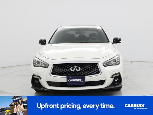 White 2019 INFINITI Q50 Red Sport 400