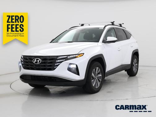 White 2024 Hyundai TUCSON Hybrid Blue