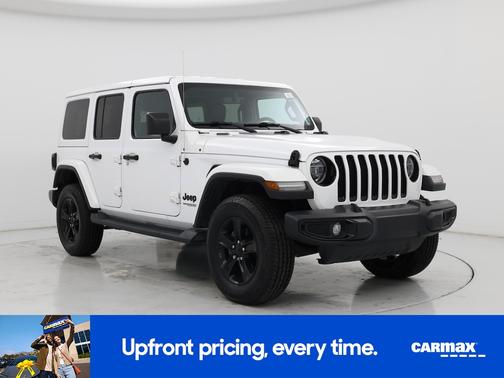 White 2022 Jeep Wrangler Unlimited Sahara Altitude