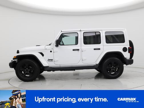 White 2022 Jeep Wrangler Unlimited Sahara Altitude