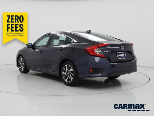 Blue 2018 Honda Civic EX