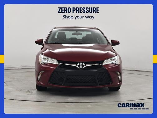 Burgundy 2016 Toyota Camry SE