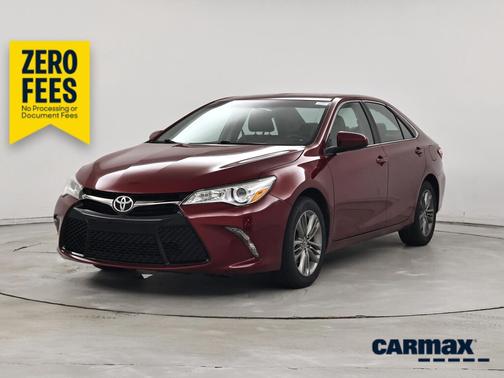 Burgundy 2016 Toyota Camry SE