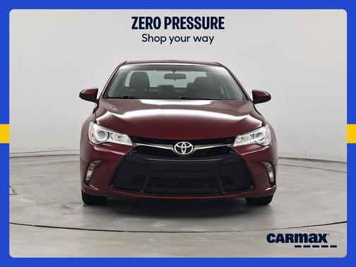 Burgundy 2016 Toyota Camry SE