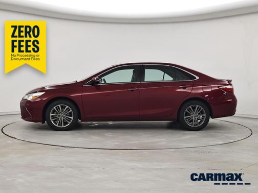 Burgundy 2016 Toyota Camry SE