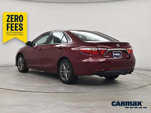 Burgundy 2016 Toyota Camry SE