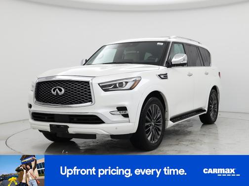 White 2022 INFINITI QX80 Luxe