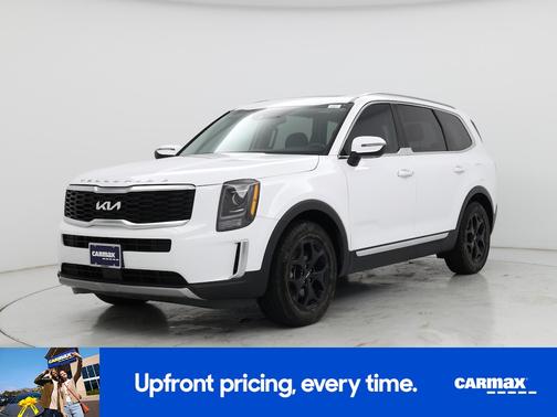 White 2022 Kia Telluride EX