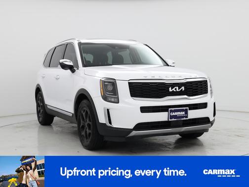 White 2022 Kia Telluride EX