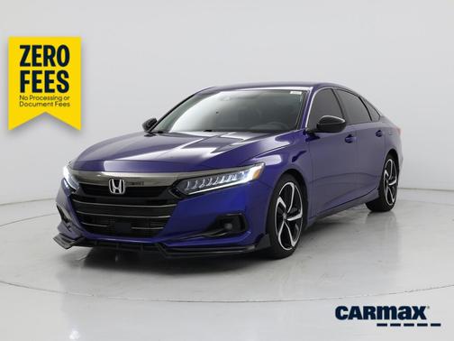 Blue 2021 Honda Accord Sport