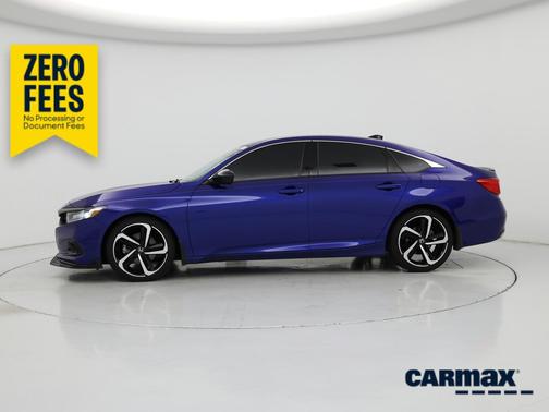 Blue 2021 Honda Accord Sport