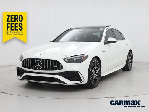 White 2023 Mercedes-Benz AMG C 43