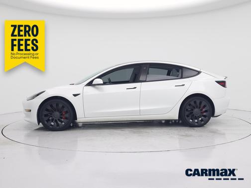 White 2023 Tesla Model 3 Performance