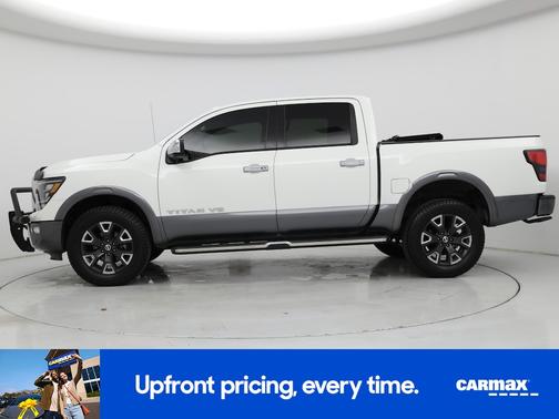 White 2020 Nissan Titan Platinum Reserve