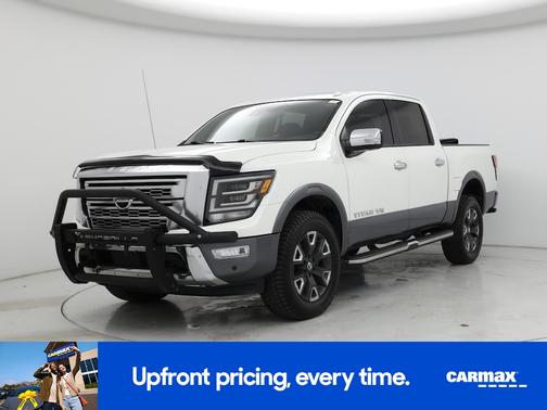 White 2020 Nissan Titan Platinum Reserve