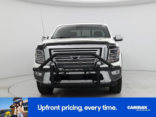 White 2020 Nissan Titan Platinum Reserve