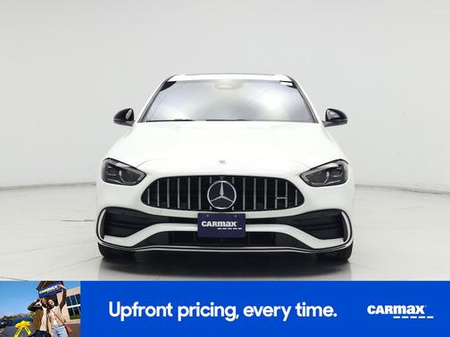 White 2023 Mercedes-Benz AMG C 43