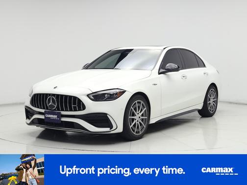 White 2023 Mercedes-Benz AMG C 43