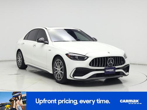 White 2023 Mercedes-Benz AMG C 43