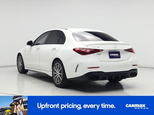 White 2023 Mercedes-Benz AMG C 43