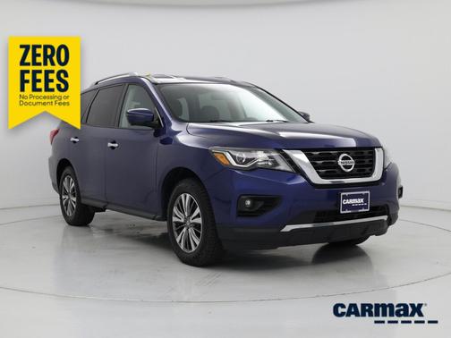 Blue 2019 Nissan Pathfinder SL