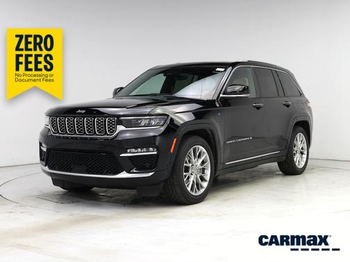 Black 2022 Jeep Grand Cherokee 4xe Summit