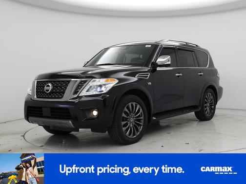 Black 2020 Nissan Armada Platinum